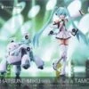 KOTOBUKIYA Hatsune Miku Frame Arms Girl Figurine Plastic Model Kit Music Girl Hatsune Miku (Maruttoys Ver.) & Tamotu (Miku Ver.) 15 Cm -Modèles Figurines Boutique 10887531p