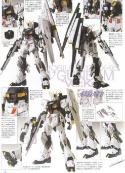 BANDAI GUN83107 GUNPLA MG 1/100 RX-93 NU GUNDAM VER KA -Modèles Figurines Boutique 324