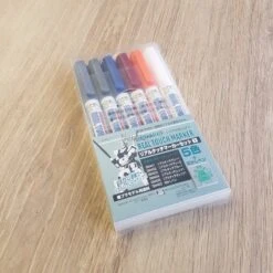 BANDAI GUNPLA MARKER REAL TOUCH 1 SET 6 GUNDAM 3 BANDAI GUNPLA MARKER REAL TOUCH 1 SET 6 GUNDAM -Modèles Figurines Boutique 339