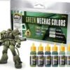 AMMO BY MIG JIMENEZ GREEN MECHAS COLORS SET 7149 2 AMMO BY MIG JIMENEZ GREEN MECHAS COLORS SET 7149 -Modèles Figurines Boutique 48250