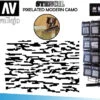 VALLEJO STENCIL STCAM004 PIXELATED MODERN CAMO 1 VALLEJO STENCIL STCAM004 PIXELATED MODERN CAMO -Modèles Figurines Boutique 72627