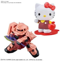 BANDAI GUN74210 SD CROSS SILHOUETTE HELLO KITTY CHAR ZAKU 2 -Modèles Figurines Boutique 74210a