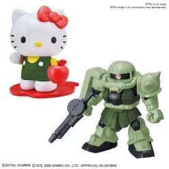 BANDAI GUN74211 SD CROSS SILHOUETTE HELLO KITTY CHAR ZAKU 2 -Modèles Figurines Boutique 74211a
