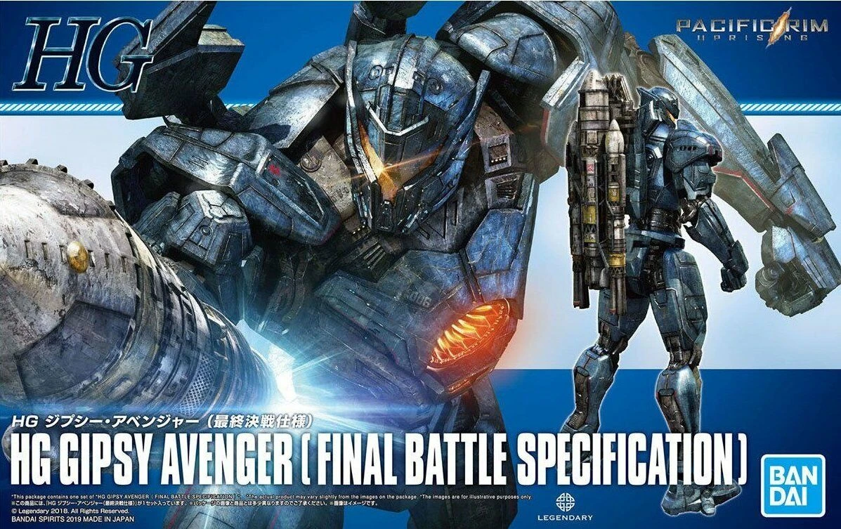 BANDAI PAC82943 HG 1/550 - PACIFIC RIM - GIPSY AVENGER (FINAL BATTLE SPECIFICATION) BANDAI PAC82943 HG 1/550 - PACIFIC RIM - GIPSY AVENGER (FINAL BATTLE SPECIFICATION) -Modèles Figurines Boutique bandai hg gipsy avenger final battle specification plastic