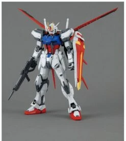 BANDAI GUNPLA MG 1/100 AILE STRIKE O.M.N.I GAT X105 GUNDAM VER RM -Modèles Figurines Boutique blanc rouge