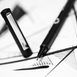 MOLOTOW BLACKLINER WALLET COMPLETE SET 11PCS -Modèles Figurines Boutique feutre tecnhnique fin molotow blackliner 05 1