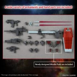 BANDAI HG 1/144 GM (Shoulder Cannon / Missile Pod) -Modèles Figurines Boutique hggto gm shoulder cannon missile pod o4