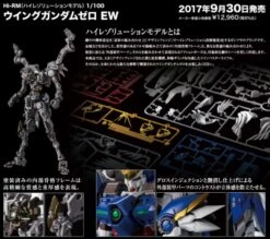BANDAI GUN83852 HIRM HI-RESOLUTION MODEL 1/100 WING ZERO EW -Modèles Figurines Boutique hi res wzc release 4