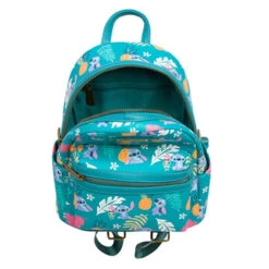 DISNEY LOUNGEFLY MINI SAC A DOS STITCH PINEAPPLE AOP -Modèles Figurines Boutique lfwdbk1174c