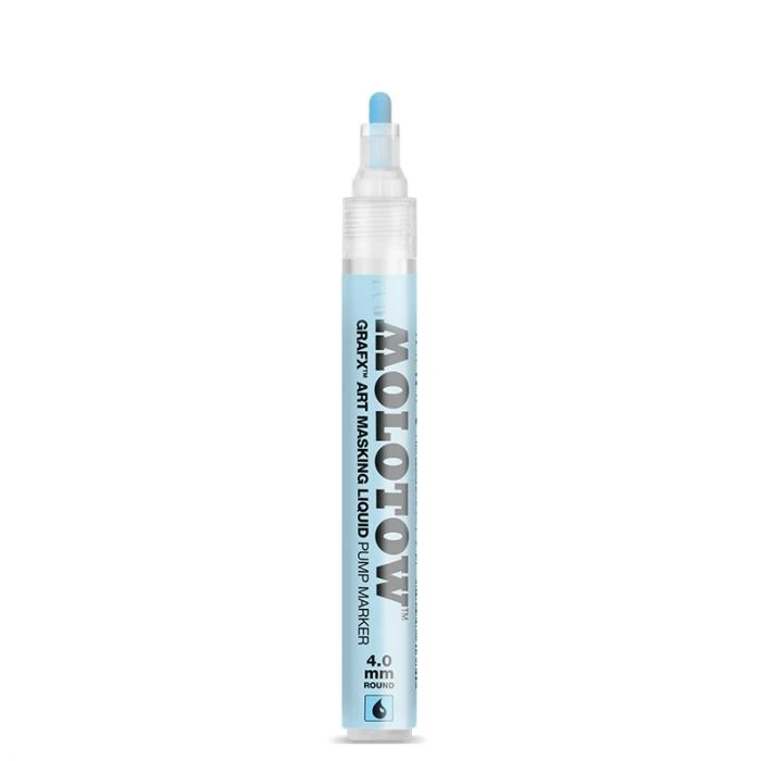 MOLOTOW MASKING MARKER MASKING LIQUID MOLOTOW MASKING MARKER MASKING LIQUID -Modèles Figurines Boutique marqueur de masquage 4mm ouvert