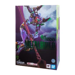 Modèles Figurines Boutique 19 BANDAI EVANGELION METAL BUILD EVA-01 TEST TYPE METALLIC 22CM