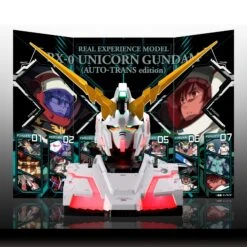 BANDAI REAL EXPERIENCE MODEL RX-0 UNICORN GUNDAM (AUTO TRANSFORM EDITION) -Modèles Figurines Boutique pb rem unicorn auto trans 8