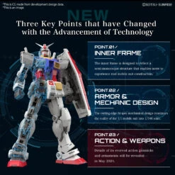 BANDAI RG 1/144 RX-78-2 Gundam Ver.2.0 -Modèles Figurines Boutique rg rx782 v2 o6o