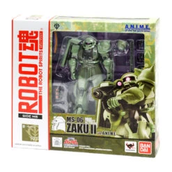 Modèles Figurines Boutique 38 BANDAI Moblie Suit Gundam Figurine Robot Spirits (Side MS) MS-06 ZAKU II Ver. A.N.I.M.E. 13 Cm