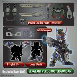 BANDAI SDW HEROES SERGEANT VERDE BUSTER GUNDAM DX SET -Modèles Figurines Boutique sdw heroes sergeant verde buster gundam dx o4