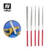 VALLEJO DIAMOND FILE SET (5) 140mm -Modèles Figurines Boutique vallejo hobby tools set of 5 diamond files t03002