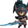 MONSTER HUNTER WORLD ICEBORNE FIGURINE NENDOROID HUNTER: FEMALE NARGACUGA ALPHA ARMOR VER. DX -Modèles Figurines Boutique x cap12035