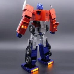 ROBOSEN TRANSFORMERS ROBOT AUTO-TRANSFORMABLE INTERACTIF OPTIMUS PRIME 48 CM *ANGLAIS* -Modèles Figurines Boutique x rbsn qtz 40 t 01 b